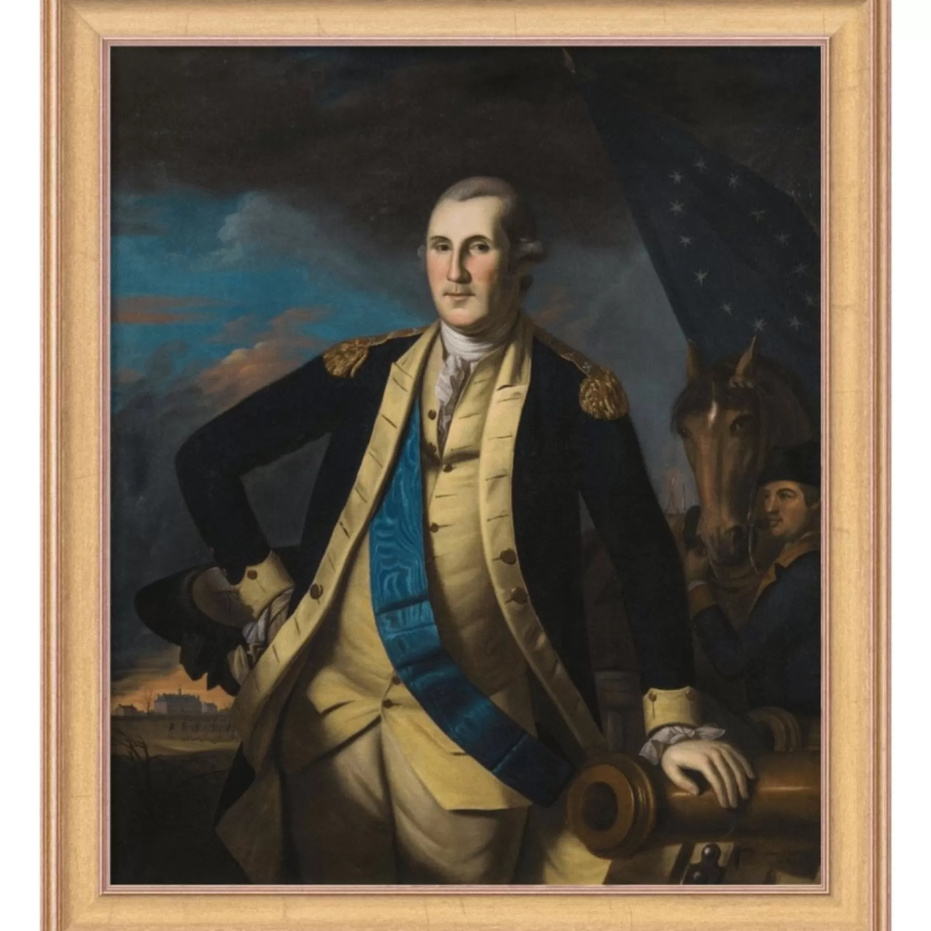 George Washington After The Battle Of Princeton By Peale Framed Print: Large Edition<BENTLEY GLOBAL ARTS GROUP Online